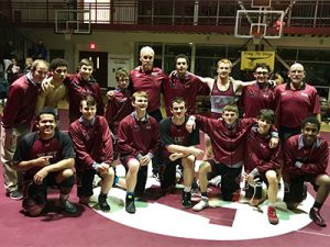 picture of wrestling team and coaches