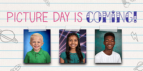 image of school picture day poster