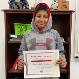 Grade 6 Be Productive Student of the Month for March 2023  