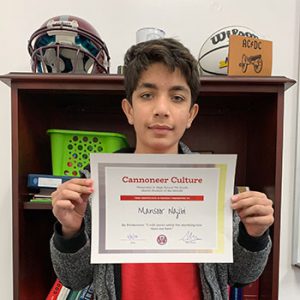 Grade 7 Be Productive Student of the Month for March 2023  