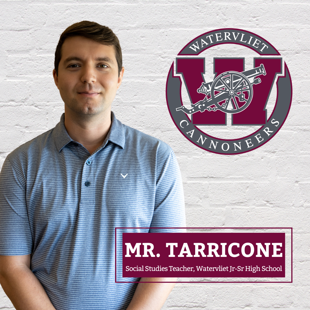 Nick Tarricone, Social Studies Teacher at Watervliet Jr-Sr High School