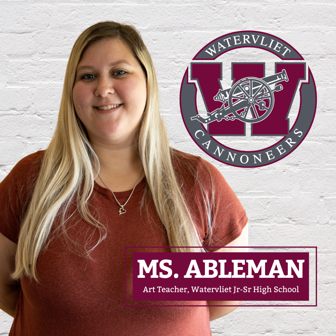 Brittany Ableman, Art Teacher at Watervliet Jr-Sr High School