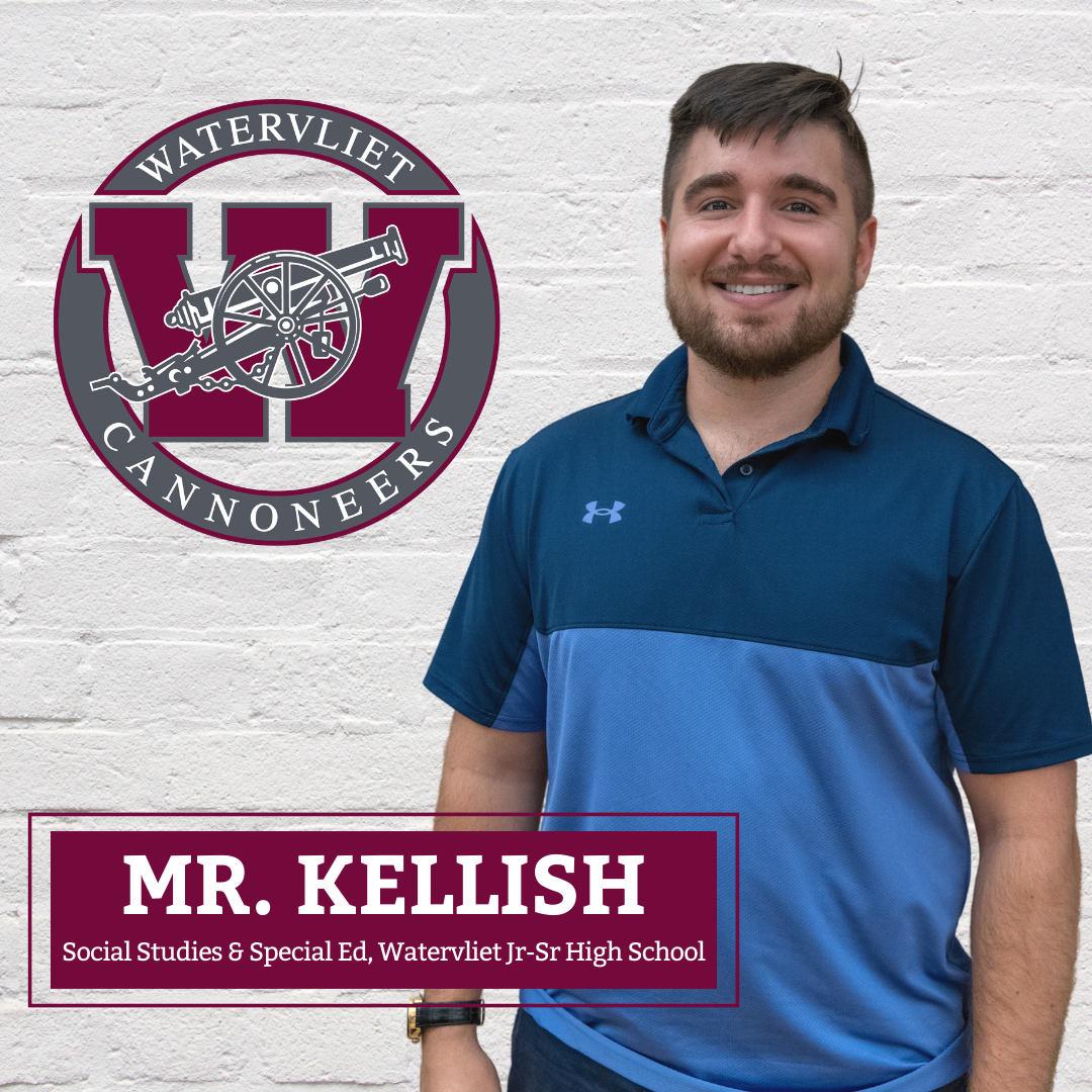 Watervliet Jr-Sr High School Social Studies and Special Education Teacher, Mr. Matthew Kellish