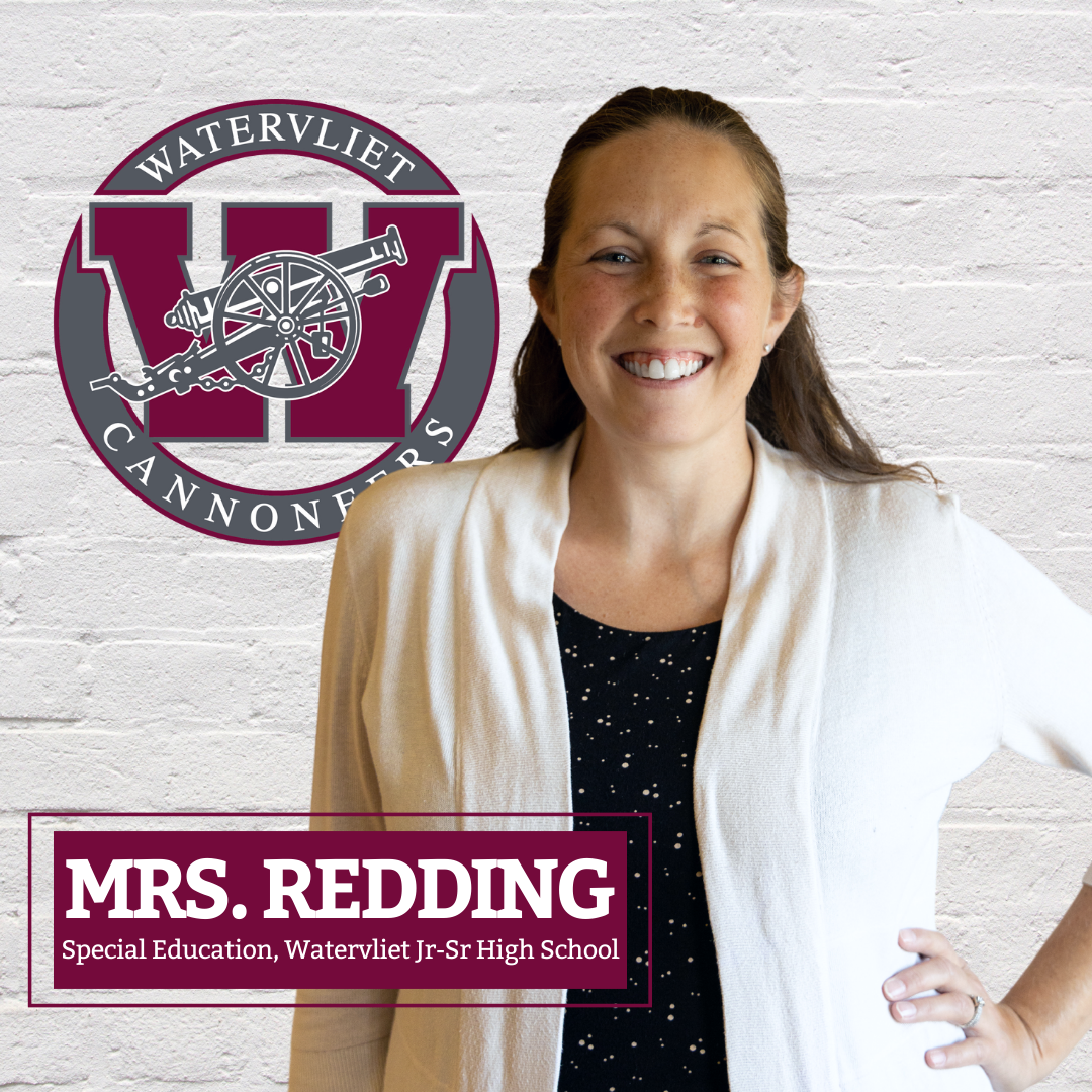Watervliet Jr-Sr High School Special Education Teacher, Mrs. Ashley Redding