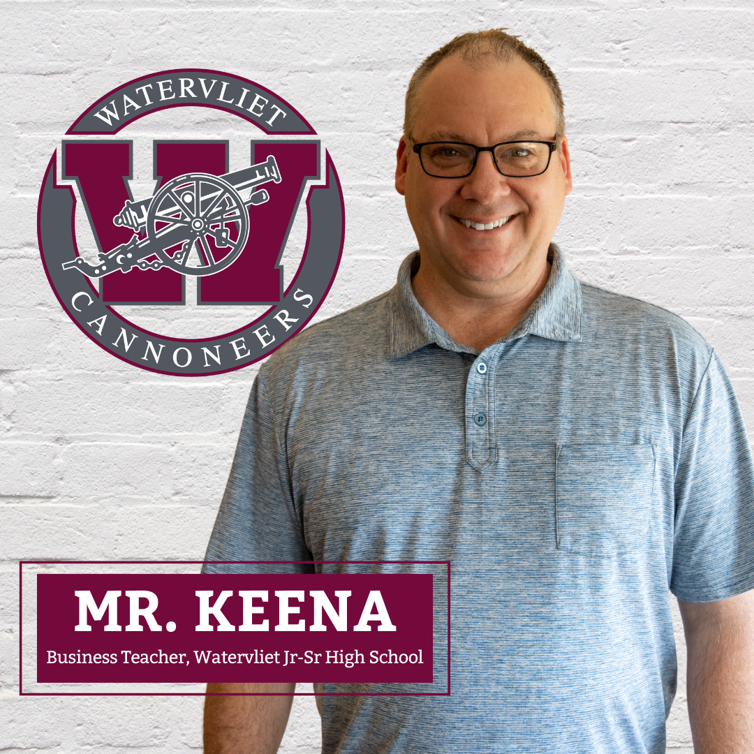 Steve Keena, Business Teacher at Watervliet Jr-Sr High School