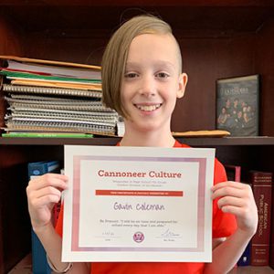 October Student of the Month - grade 7 - Be Present