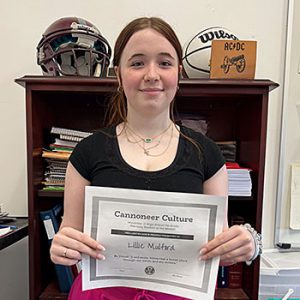 Be Proud Grade 7 Student of the Month for February 2024
