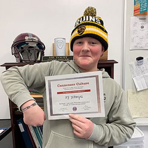 Be Proud Grade 8 Student of the Month for February 2024