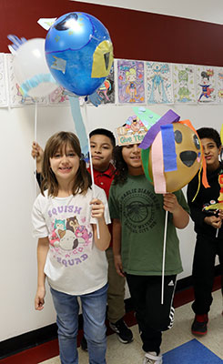 Creativity soars in second-grade balloon parade - Watervliet City ...