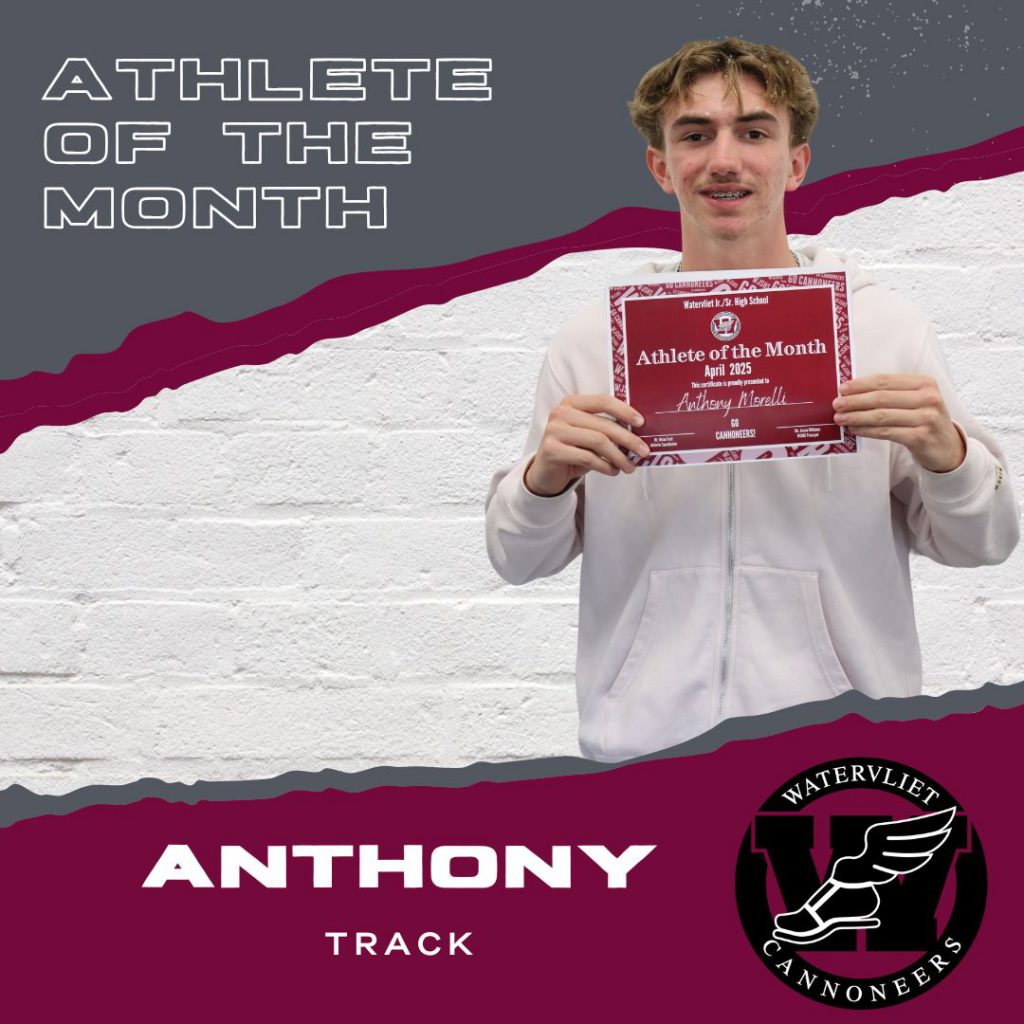 April 2025 Student Athlete of the Month (Track)