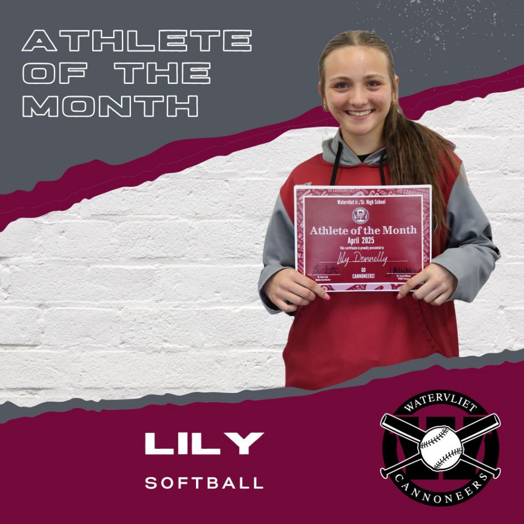April 2025 Student Athlete of the Month (Softball)