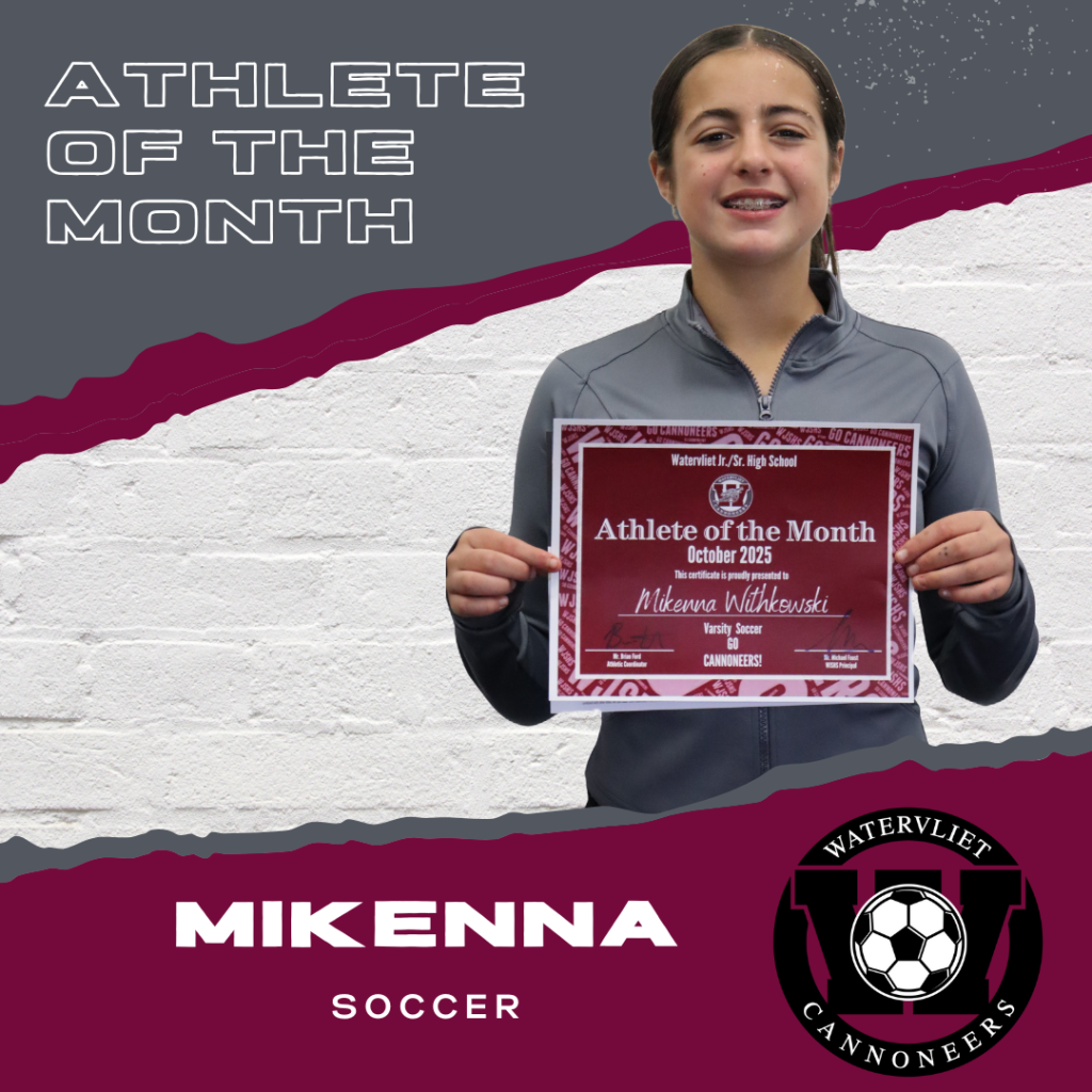 Girls Soccer Athlete of the Month for October 2025