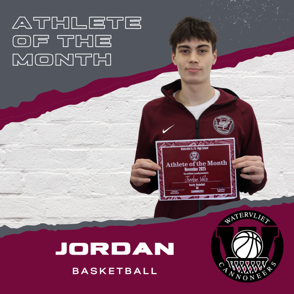 November Student Athlete of the Month for Boys Basketball