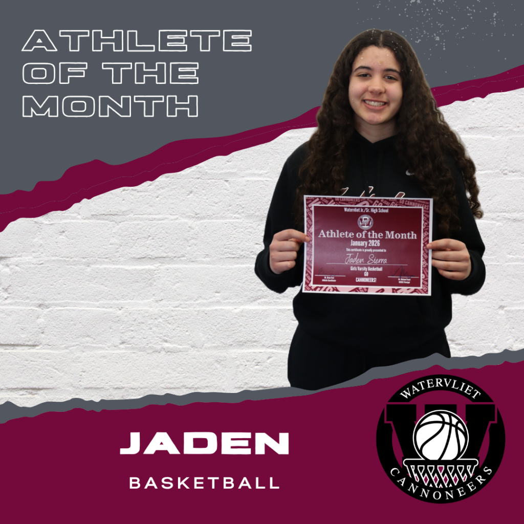 Student Athlete of the Month for January 2026