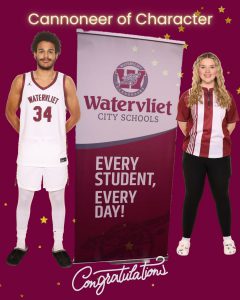 Two student athletes win award for character