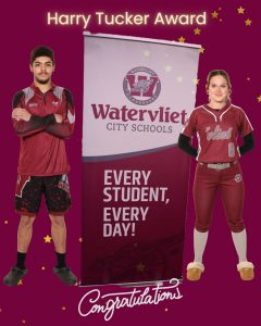 Two student athletes win Harry Tucker award