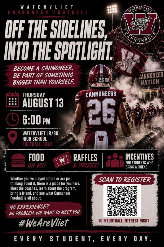 Cannoneers football program flyer